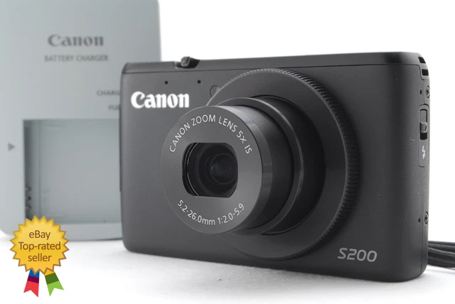 桐*ず様 O19485Canon PC2033 Power shot S200 Canon PowerShot S200 compact digital camera *Black *made in