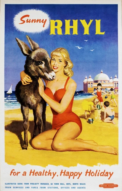 Affiche Vintage Airlines Tourisme Paris Ragy - Poster 60x90 Cm - Neuf Sous Emballage - Marque PostersAndCo