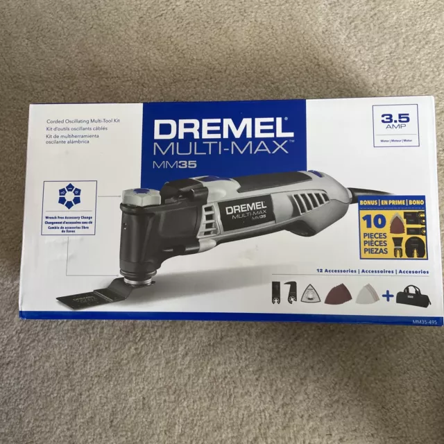 Dremel Multi Max MM35 Corded Oscillating Multi Tool Kit 3.5 Amp New Sealed