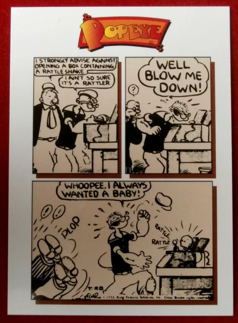 POPEYE - Card #39 - 1933: FIRST APPEARANCE OF SWEE' PEA