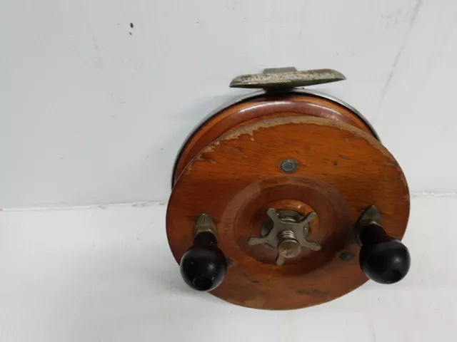 VINTAGE CHARLES ALVEY And Son Fishing Reel Wooden $84.95 - PicClick AU