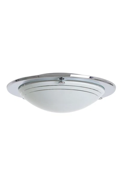 Argos Home Flush light Fitting - Chrome
