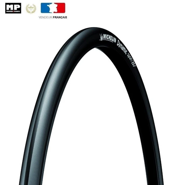 Lot De 2 Pneus Vélo Michelin Dynamic Classic - 700x20, Noir/beige (20-622) - Neuf
