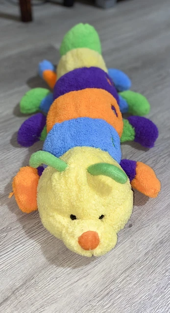 Goffa Soft Plush Giant Caterpillar  Rare Stuffed Animal Toy 30”multicolor