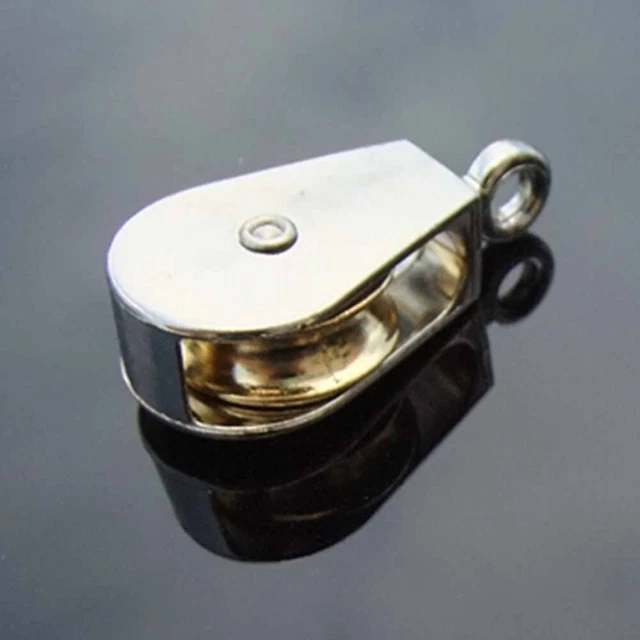 Fixed Pulley Single Technical Model Zinc Alloy Beautiful DIY Metal Sheave