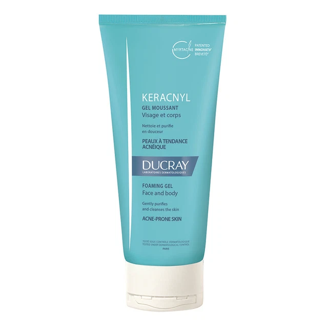 Ducray, Keracnyl-Hautschaum, der zu Akne neigt, 200 ml, Gut zur Reinigung...