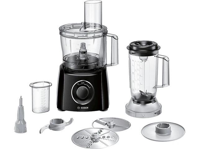 Procesador de alimentos - Bosch MCM 3201 B Potencia 800W, 2 Niveles de velocidad
