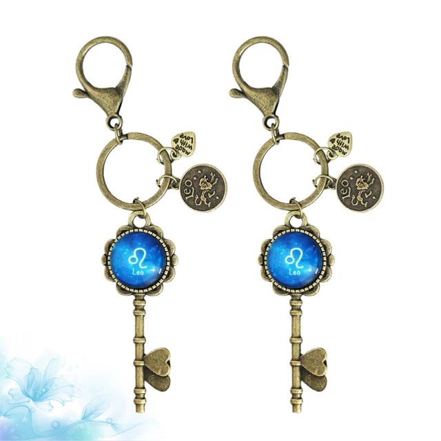 2 Pcs Keychain Clasps Time Key Holder Wallet Keychain Pendant