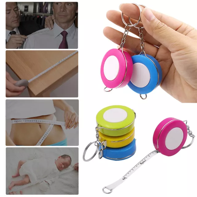 Retractable Soft TAPE Measure 1.5m 60 inch Sewing Tailor Body Measuring ♬