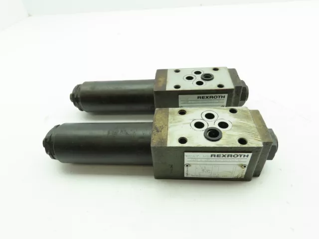 Rexroth ZDR 6 DP2-42/150YM/12 Hydraulic Pressure Relief Sandwich Valve  LOT OF 2