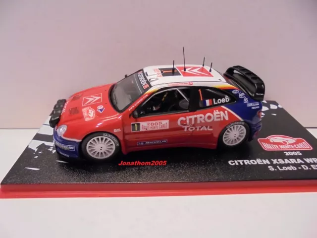 CITROEN XSARA WRC N° 1 MONTE CARLO 2005  SEBASTIEN LOEB - DANIEL ELENA  au 1/43°