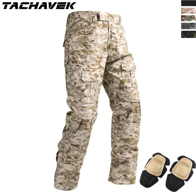 SWAT Mens Tactical Combat Pants Airsoft Military US Army Cargo Trousers Uniform