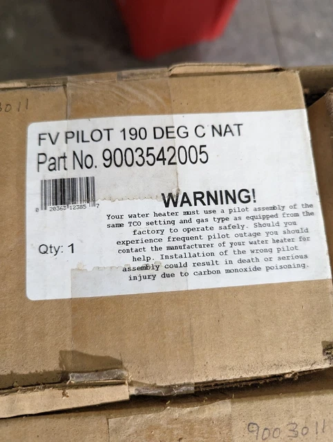 A.O. SMITH 9003542005 Water Heater FV Pilot 190-Degree C, Natural