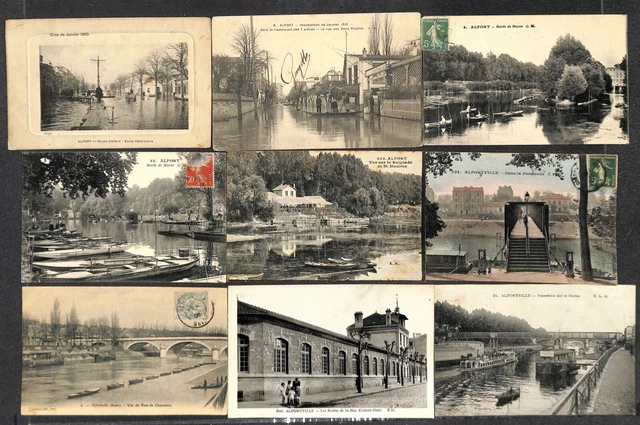 94 - Lot 9 CPA by ALFORT - ALFORTVILLE - see scans and descriptions