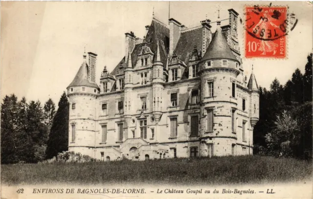 CPA AK Env. de BAGNOLES-de-l'ORNE - Le Chateau Goupul or Bois-BAGNOLES (435684)