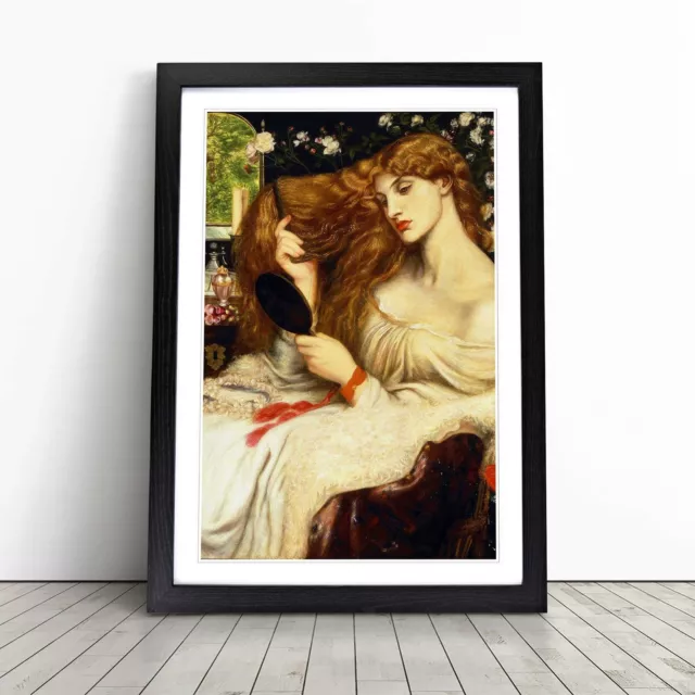 Dante Gabriel Rossetti Lady Lilith Wall Art Print Framed Canvas Picture Poster
