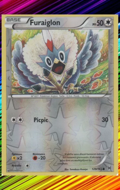 Furaiglon Reverse- XY8:Impulsion Turbo - 129/162 - Carte Pokemon Neuve Française
