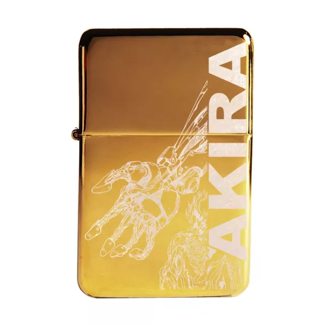 BRAND NEW -  DESIGNED BRUSHED STYLED CIGARETTE PETROL LIGHTER - Akir 2