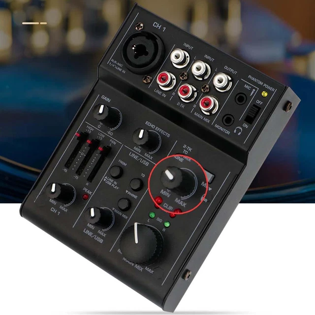 DIGITAL MIXER AUDIO Mixer Controller for Laptop Mobile Phone Power