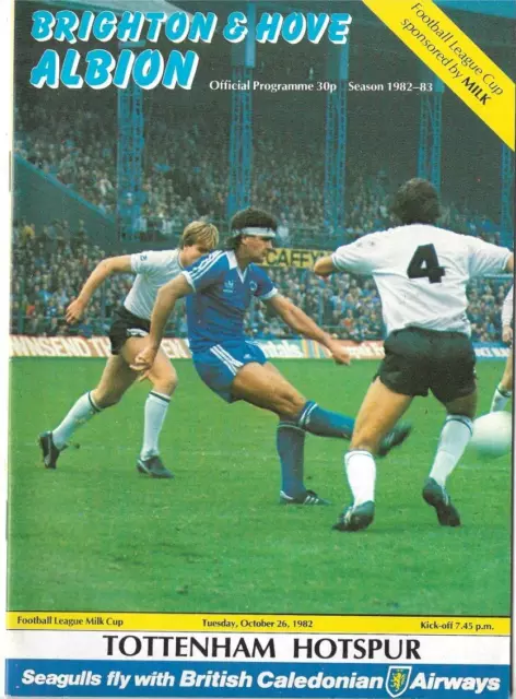 Brighton V Tottenham Hotspur 26/10/1982 League Cup 2Nd Round 2Nd Leg   (18)