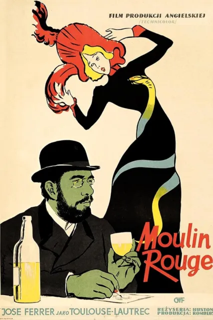 Poster Manifesto Locandina Pubblicitaria Vintage Art Nouveau Liberty Moulin Roug