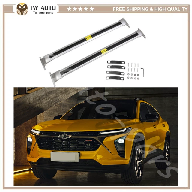 HEAVY DUTY 220LBS Cross Bars for 2024 Chevy Trax Holden Roof Rail Rack