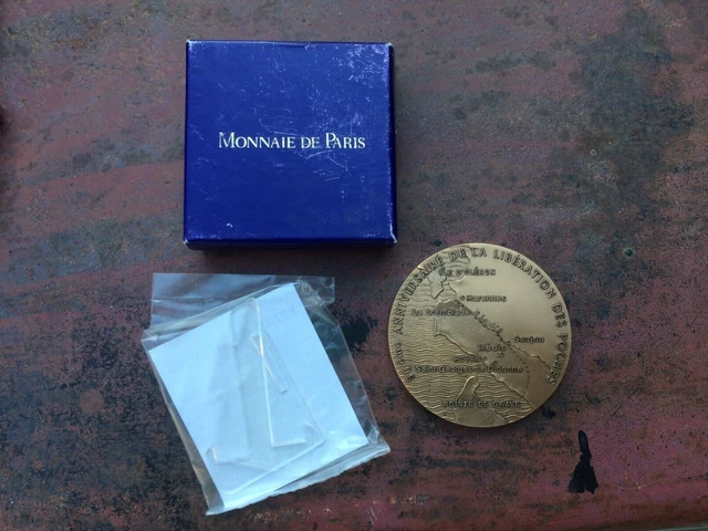 MÉDAILLE BRONZE MONNAIE, de paris HEUREUX ANNIVERSAIRE EUR 18,00