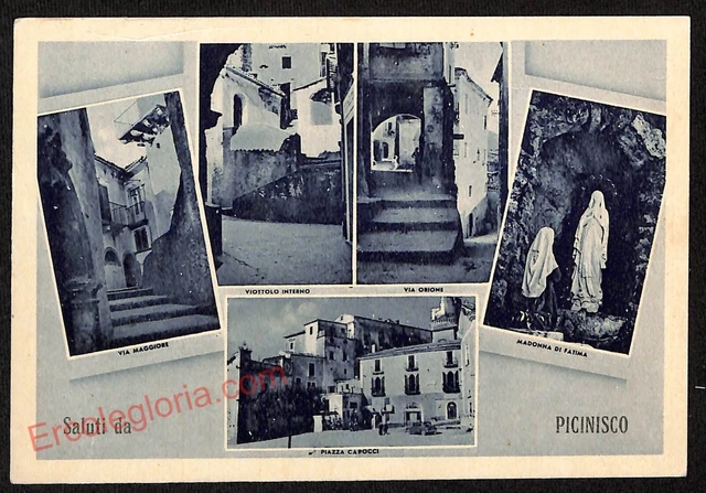 ag0722 - CARTOLINA D'EPOCA - Frosinone Provincia - Picinisco