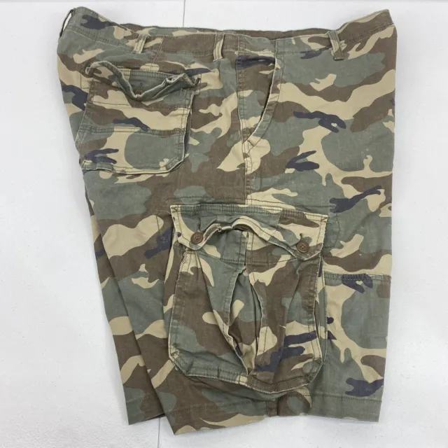 American Eagle Shorts men size 42 Extreme Flex Cargo STRETCH Camo Camouflage Y2K