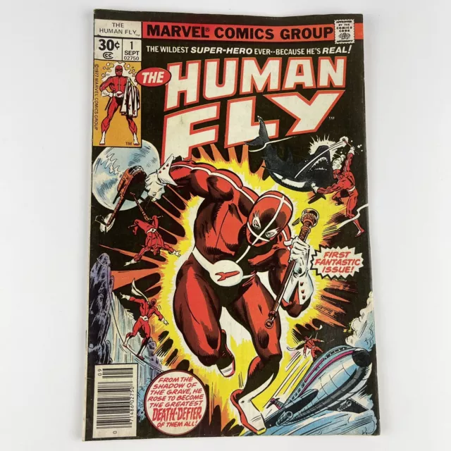 The Human Fly Vol. 1 No. 1 September 1977 Comic Book Marvel Comics