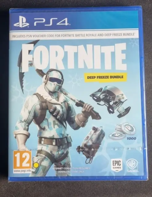 Fortnite Deep Freeze PS4 DLC RARE - NEW SEALED / UNUSED DLC