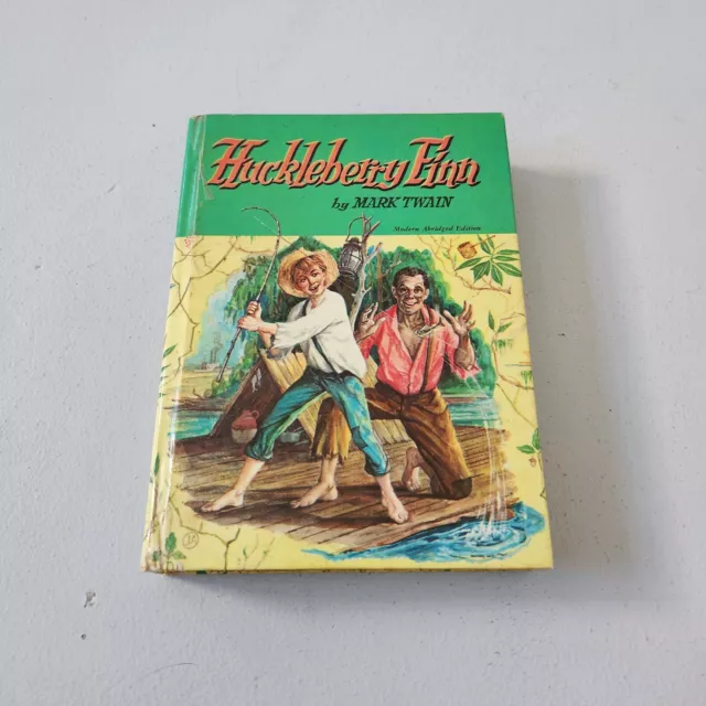 Huckleberry Finn Hardcover Whitman Publishing Company Mark Twain 1955