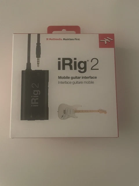 IK Multimedia iRig 2 Guitar Interface for iOS and Mac