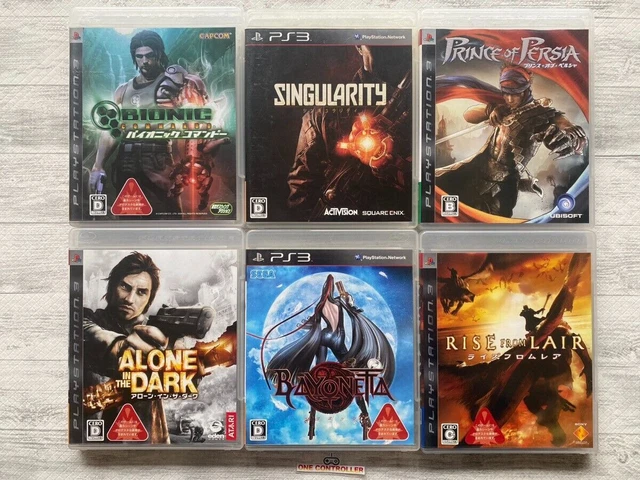 SONY PS3 BIONIC COMMANDO & Singularity & Alone in the Dark Bayonetta & Persia