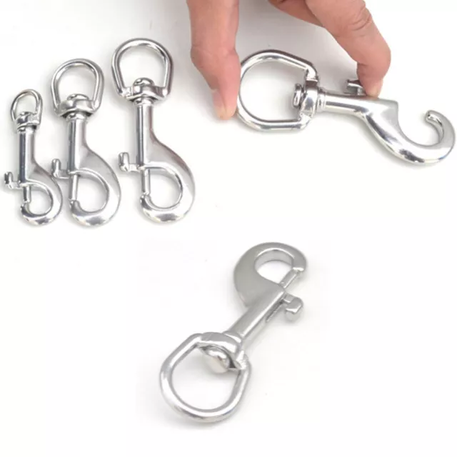 304 Stainless Steel Swivel Eye Bolt Trigger Snap Hooks, 65mm-115mm Snap Clips