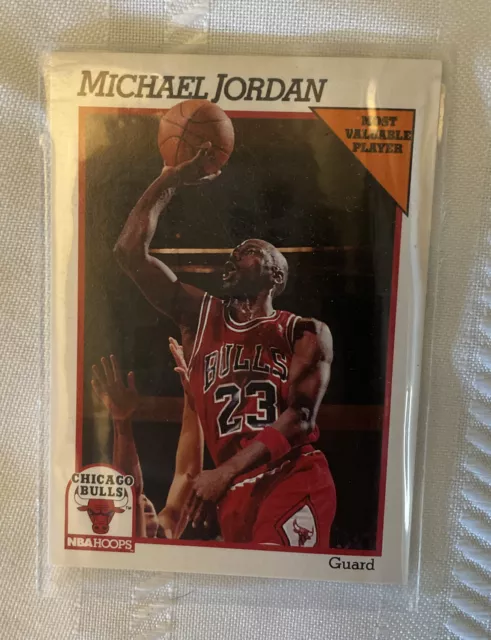 MICHAEL JORDAN NBA Hoops #30 Chicago Bulls MVP card! Legendary Year ...