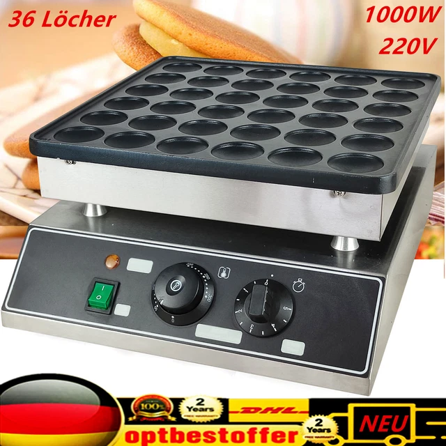 Mini Pancake Maker - 50-loch Poffertjes Maschine Für Perfekte Mini-Pfannkuchen