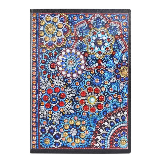 DIY Mandala Special Shaped Diamond Painting 50 Pages A5 Notebook Diary Book Gift