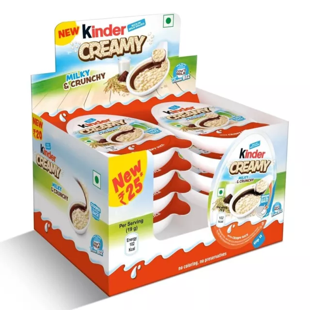 Kinder Chocolate Cremoso con Leche y Cacao con Arroz Extrusionado 152 g...