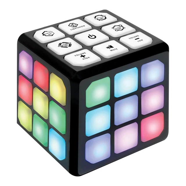 Winning Fingers Flashing Cube Electronic Memory & Brain Game | 4-in-1 Handheld G