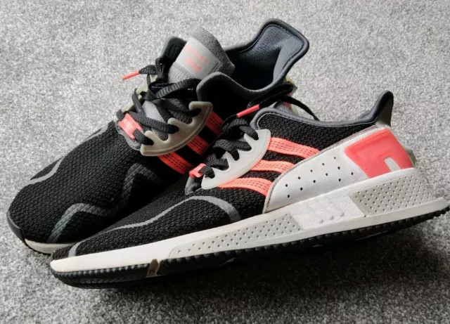 Mens adidas eqt trainers black sales