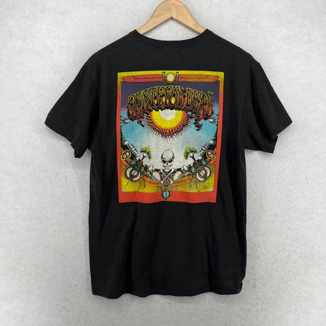 GRATEFULL DEAD Shirt Mens S Aoxomoxoa Rick Griffin Graphic Cotton Crewneck Black