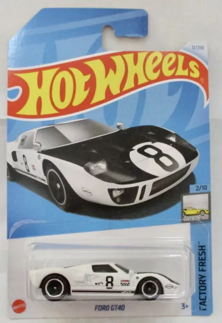 Loose Hot Wheels Ford GT40 Black Gumball 3000 Livery 