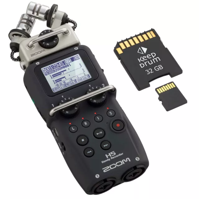 Zoom H5 Handy Recorder + Speicherkarte 32 GB