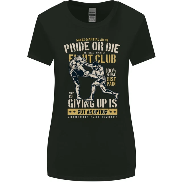 Pride MMA Muay Thai Mixed Martial Arts Womens Wider Cut T-Shirt