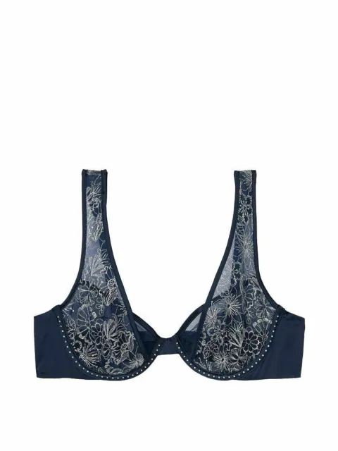 Victoria's Secret DREAM ANGELS Unlined EMBROIDERED Floral Bra