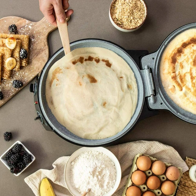 Fornetto per pizza forno pizza elettrico professionale piastra crepes e panini 3