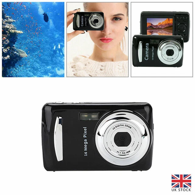 2.4'' Digital Camera Mini Compact 16MP HD TFT Camcorder DV Video LCD Display UK