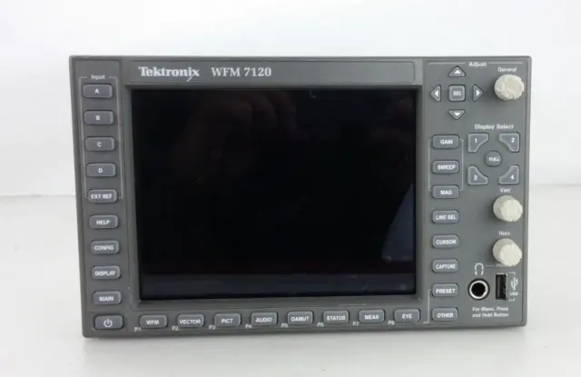 Tektronix WFM7120 Forme D'Onde Multi-Format Moniteur Optique : SD HD