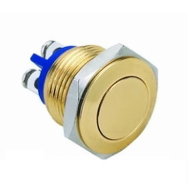 Luxus Starterknopf Power Switch Racing Startknopf Motorsport 16 mm vergoldet